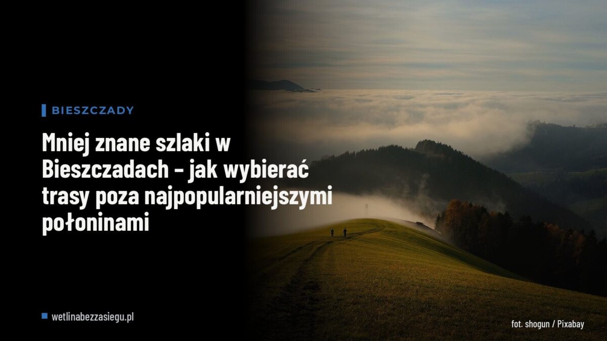 Mniej znane szlaki w Bieszczadach – jak wybierać trasy poza najpopularniejszymi połoninami